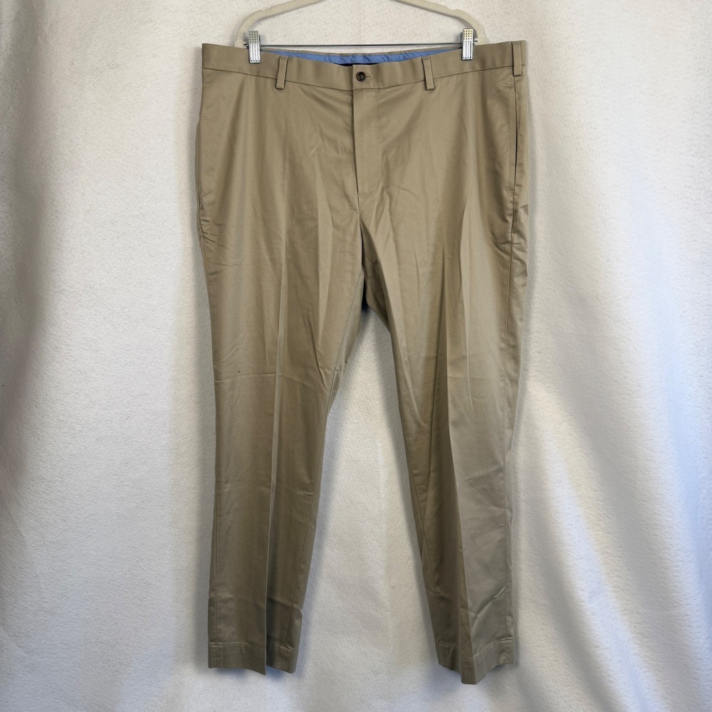 Brooks Brothers Pants Lightweight Advantage Chino Khaki Mens 42x32 Regular Fit - Picture 2 of 11
